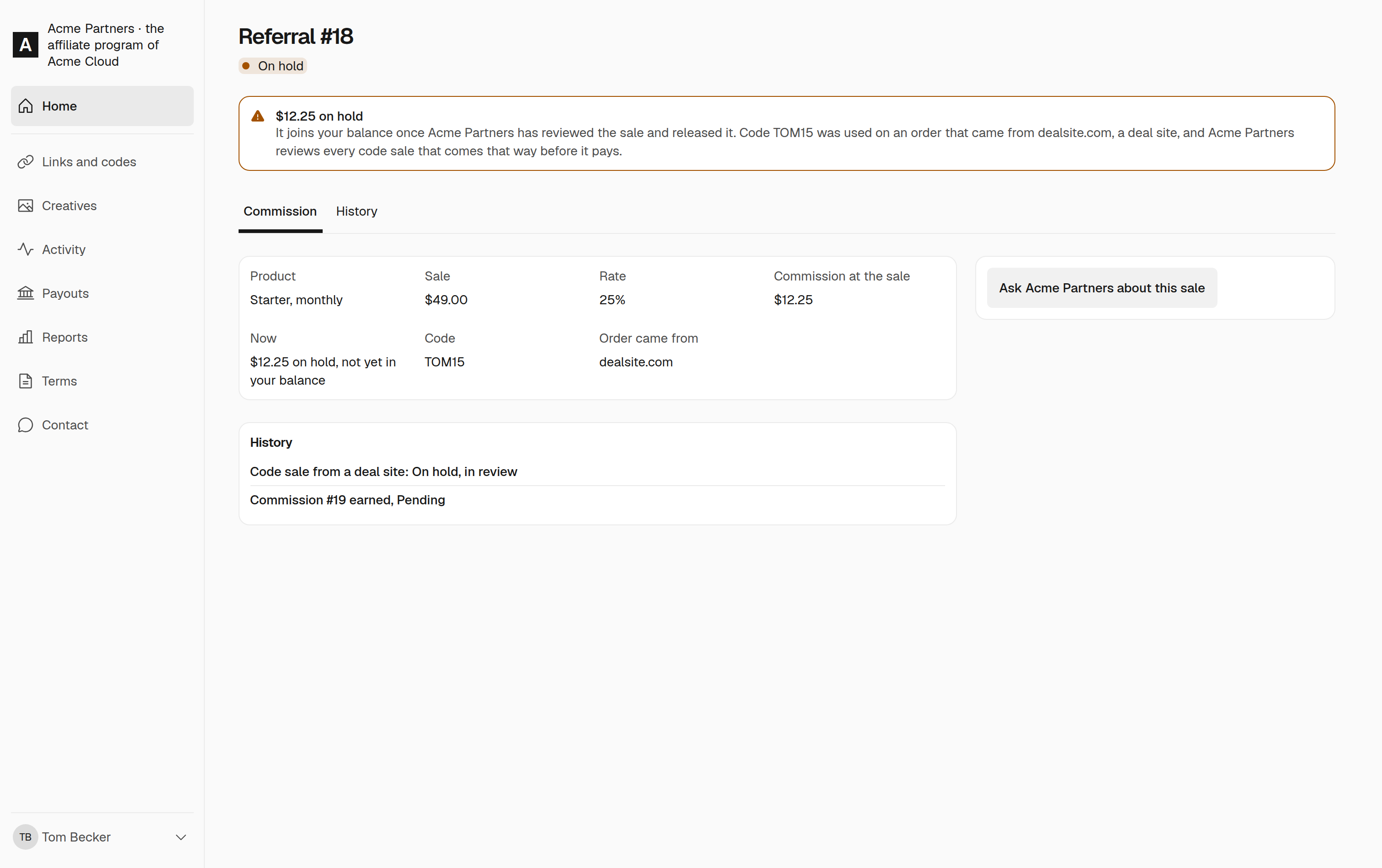 A deal-site sale held, with the reason your affiliate sees